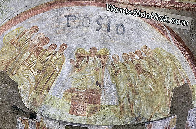 1600-Jaar-Oude Schilderijen Van Christus Ontdekt In Romeinse Catacomben