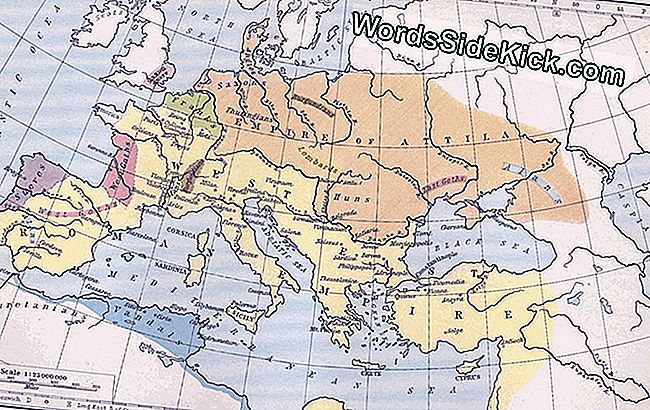 Det hunniske imperium strækkede over hele Europa, fra Sortehavet til det moderne Frankrig.