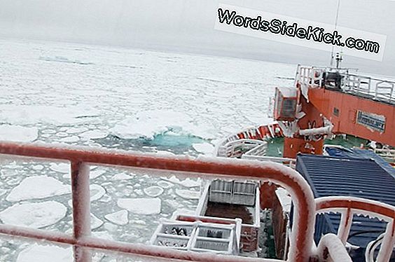 Foto: Dawn Breaks In Antarctica, Eindigend In Maanden Van Duisternis