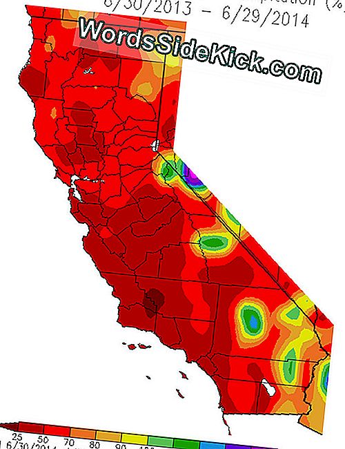 Regenvaltotalen In Californië Benaderen Recordniveaus