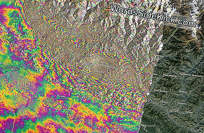 ネパール地震の写真：カトマンズテンブラーの奇妙な影響